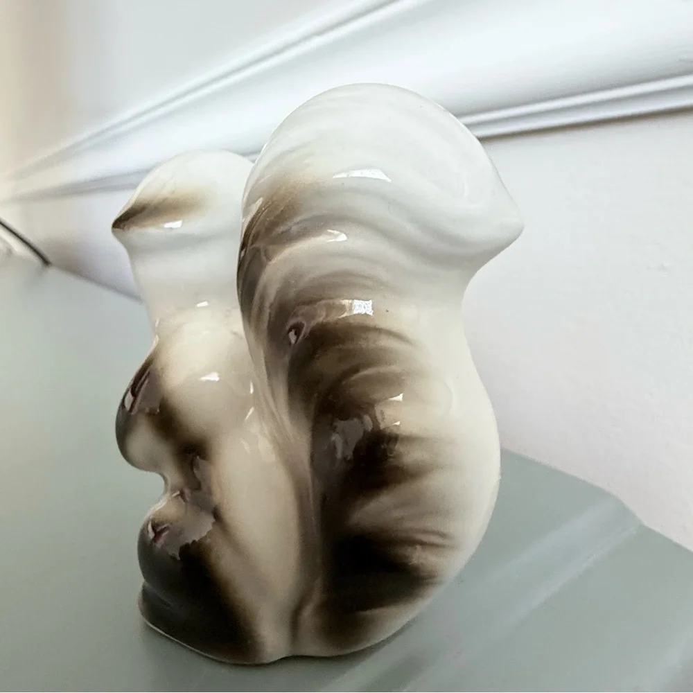 Vintage Relco Japan porcelain squirrel figurine